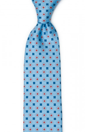 TRIFOGLEZZA Light blue cravate classique
