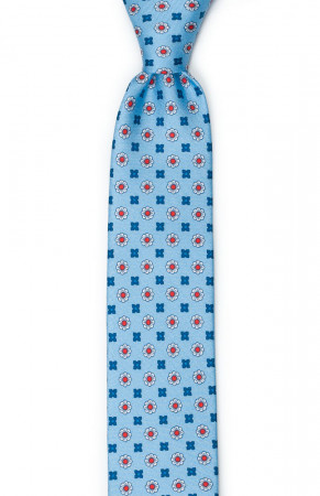 TRIFOGLEZZA Light blue cravate slim