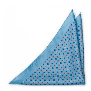 TRIFOGLEZZA Light blue pochette de costume