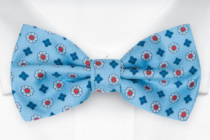 TRIFOGLEZZA Light blue nœud papillon