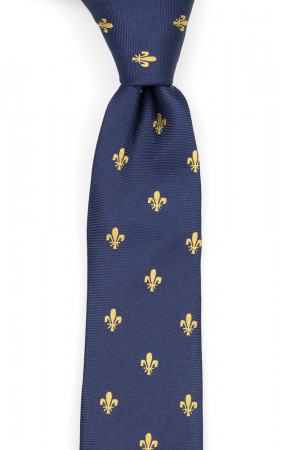 TRILLIAN Blue cravate slim