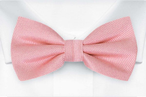 TWILLIE Light pink nœud papillon pré-noué