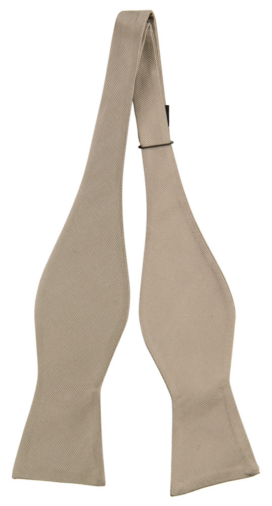 Twillie Taupe nœud papillon à nouer
