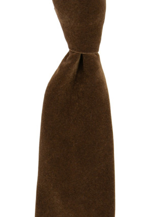 Velvet Cocoa Brown cravate