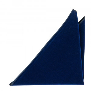 Velvet Dark Blue pochette de costume