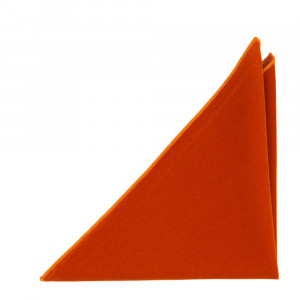 Velvet Deep Orange pochette de costume