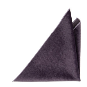 Velvet Dusty Lavender pochette de costume