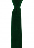 Velvet Forest Green cravate slim