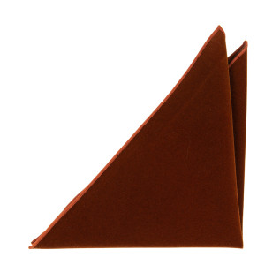 Velvet Toffee Brown pochette de costume