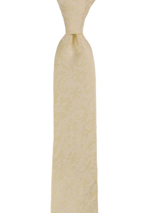 VIGSEL CHAMPAGNE cravate slim