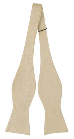 VIGSEL CHAMPAGNE nœud papillon à nouer