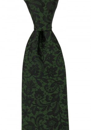 VIGSEL DARK GREEN cravate classique