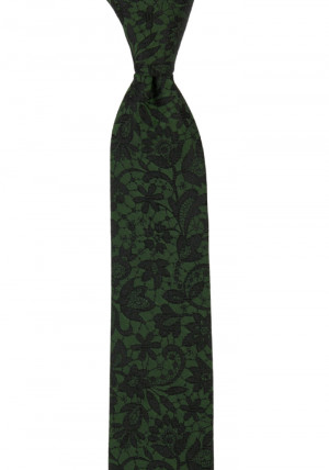 VIGSEL DARK GREEN cravate slim