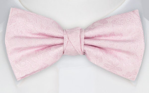 VIGSEL Powder pink nœud papillon pré-noué