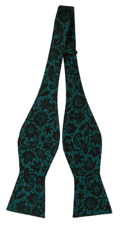 VIGSEL TURQUOISE nœud papillon à nouer
