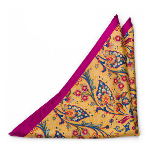 VIVACE Yellow pochette de costume