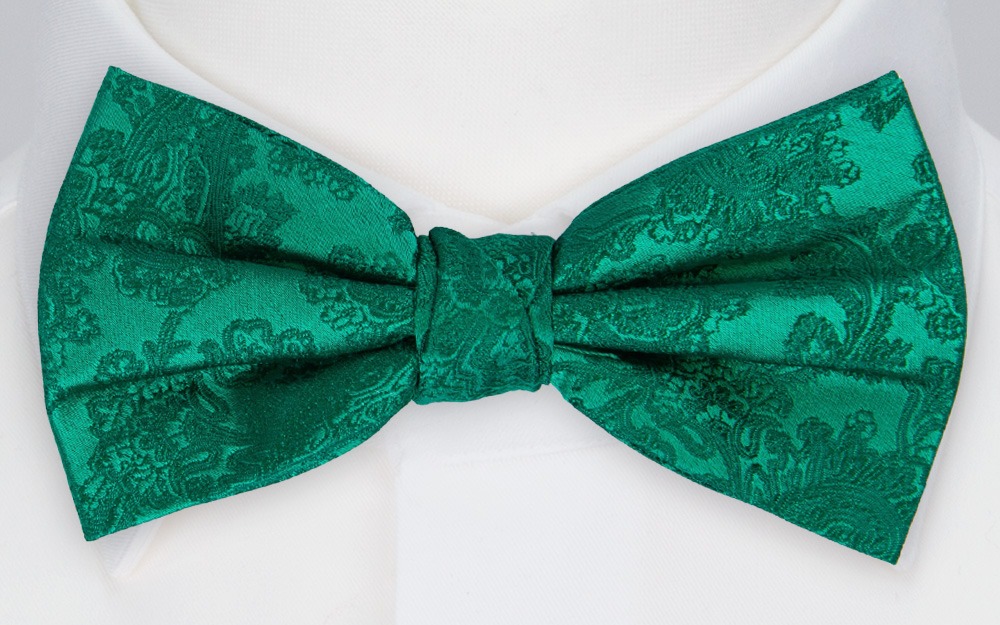 WEDDED EMERALD GREEN nœud papillon pré-noué