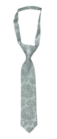 WEDDED SILVER petite cravate enfant pré-nouée