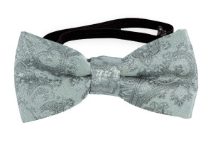 WEDDED SILVER nœud papillon bébé