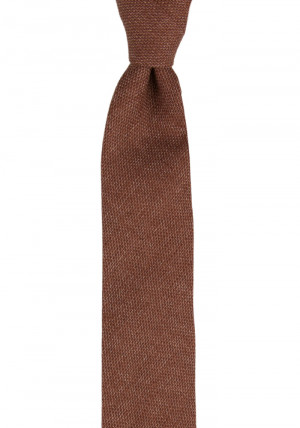 YARNING Cinnamon Brown cravate slim