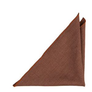 YARNING Cinnamon Brown pochette de costume