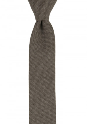 YARNING Mid Grey cravate slim