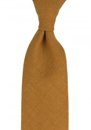YARNING Ochre Yellow cravate classique