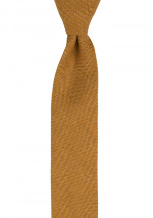 YARNING Ochre Yellow cravate slim