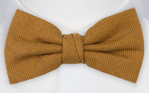 YARNING Ochre Yellow nœud papillon pré-noué