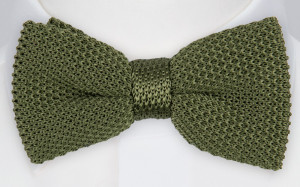 YARNOVER HAZEL GREEN nœud papillon pré-noué