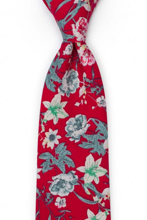 YULEPHORIA Red cravate classique